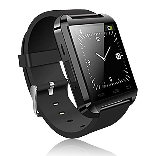 Soyan 2015 New U Watch Bluetooth Smartwatch WristWatch Phone Touch Screen Mate For Android (Full functions)(Black)