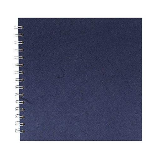 Pink Pig 8x8 Posh Silk Pig White Paper Sketchbook - Royal Blue