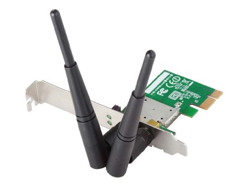 Edimax 300 Mbps Wireless 802.11b/g/n PCI Express Adapter with Two 3 dBi External Antennas, Green Energy Savings (EW-7612PIn)