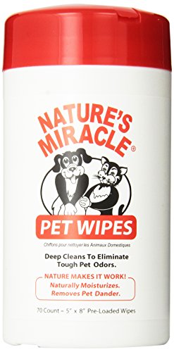 Nature's Miracle Pet Bath Wipes, 70-Count (5147)