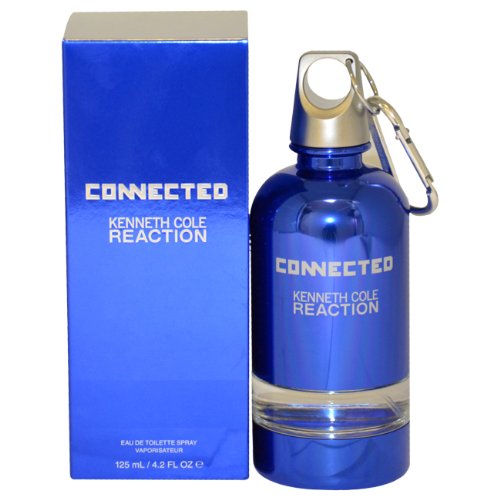 Kenneth Cole Reaction Connected Eau De Toilette Spray for Men, 4.2 Ounce