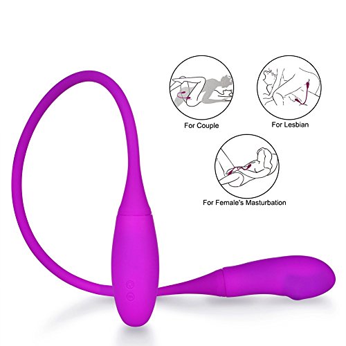 Utimi USB Charging Silicone Double-end Female Masturbation Vaginal and Anal Couple Vibrator