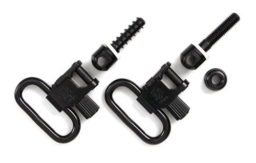 Uncle Mike's QD 115 Bolt Action Machine Screw Type Sling Swivels (Blued, 1-1/4-Inch Loop)