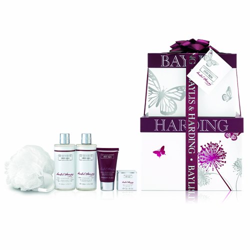 Baylis & Harding Skin Spa Mulberry/ Hollyhock and Thyme Stack Gift