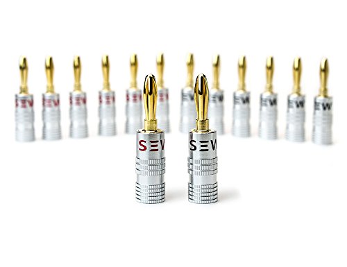 Sewell Direct SW-29751-6 Silverback Banana Plugs