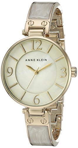 Anne Klein Women's AK-2210IMGB Gold/Ivory Watch