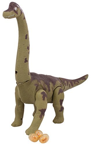 Techege Toys Walking Brachiosaurus Dinosaur, Shines Picture as it moves! Hologram Kids Fun Dinosaur Eggs Real Dinosaur Sounds