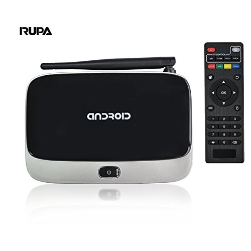 RUPA CS918 Amlogic S805 Quad Core Android TV Box 1G RAM 8G ROM Remote Control Smart TV Box KODI XBMC Pre-installed Miracast Android 1080P Video Streaming Media Player