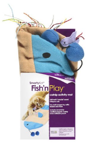 SmartyKat Fish 'n Play Catnip Activity Cat Mat