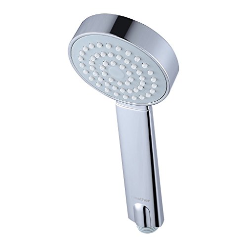 Finether Single Function Bathroom Lightweight Handheld Massage Shower Head, Chrome