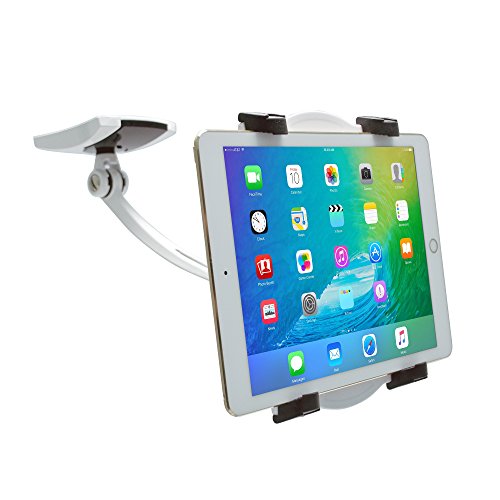 CTA Digital Wall/Under-Cabinet & Desk Mount with 2 Mounting Bases for 7-12 Tablets PAD-WDM