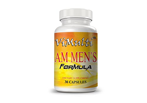 Vimulti Sex Drive Booster & Muscle Pill Voted Best Testosterone Supplement for Men over 40. Reduces Face Fat while Face Slimming with Vitamins for Hair Growth. Reduces Man Boobs Fast.