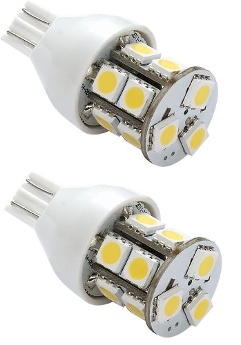 Gold Stars 92111802 Natural White LED Replacement Light Bulb (921/T15 Wedge base 120 Lumens 12v or 24v)