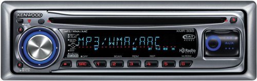 Kenwood KMR-330 Marine CD Receiver with Satellite Ready Front AUX Input