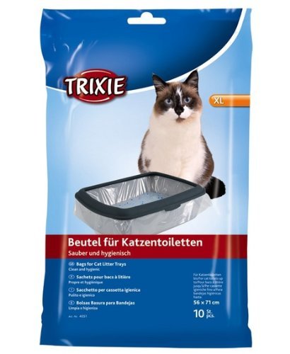 Trixie Litter tray bags, XL: up to 56 × 71 cm, 10 pcs