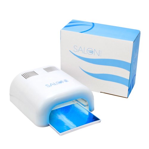 Salon Edge 36W Nail UV Lamp Acrylic Gel CURING Light TIMER 36 WATT Drying Dryer with Slide Out Tray,White