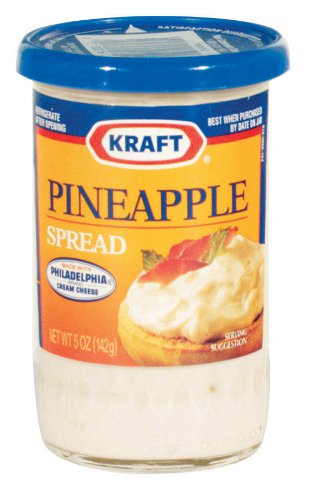 Kraft Cheese Spread, Pineapple, 5-Ounce (Pack of 6)