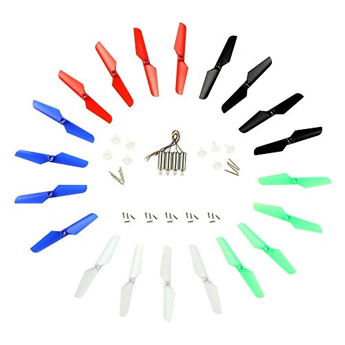 Coolplay® Syma X11 X11C RC Quadcopter Full Set Spare Parts Included Blade, Motor, Main Gear with Mounting Screws - Upgraded 5 Colors