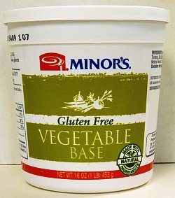 Minor's Gluten Free Vegetable Base (All Natural) - 16 oz.