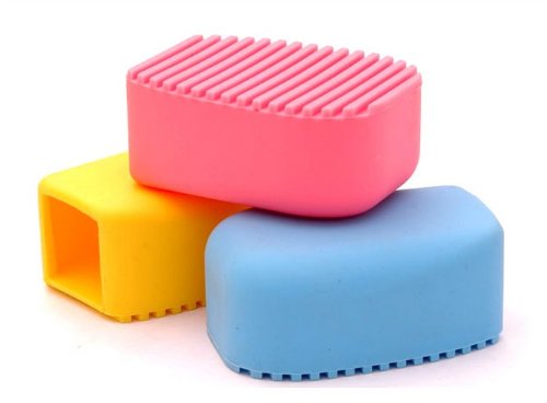 niceEshop(TM) Ultra-popular Silicone Candy Colors Mini Handheld Washboard (5.5x8x3.5cm)-Random Color