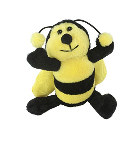 Bumble Bee Plush Keychain by Unipack - Soft, Small Bee Gift, Lovable Bee Party Favor, Adorable Bee Toy.