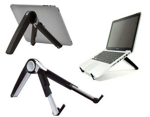 MiTAB Black Portable Adjustable Stand, Mount, Cradle For The Macbook air 11  & 13.3  Inch
