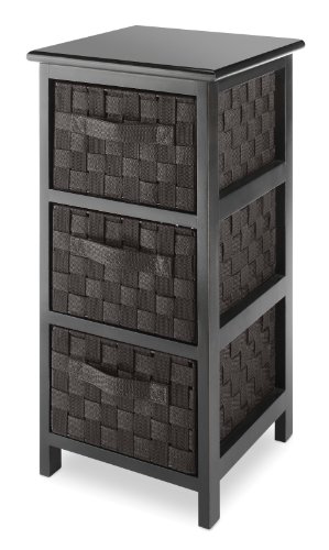 Whitmor 6581-3746-ESPR Woven Strap 3-Drawer Chest Collection