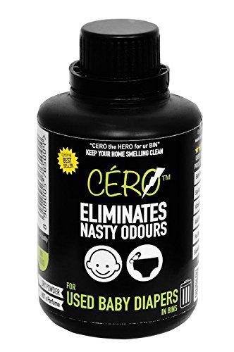 CERO a Unique Powder That Eliminates Stink from USED BABY DIAPERS in Bins (3.5oz)