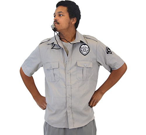 Friday After Next Top Flight Security Shirt and Whistle Adult Costume Set