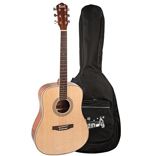 Trendy 41 inch Wood Acoustic Guitar with Spruce Top, Mahogany Back & Sides