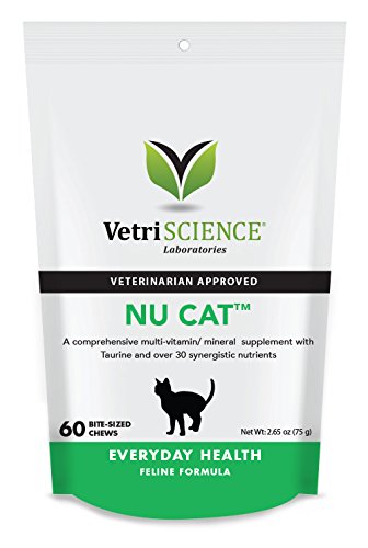 VetriScience® Laboratories -  Nu-Cat, 60 Bite-Sized Chews