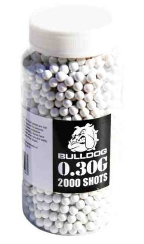 Bulldog 2000 BB Pellets High Grade Polished 0.20g white