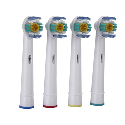 (ORD24®) 4x 3D WHITE Electric Toothbrush Replacement Heads