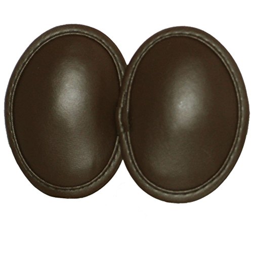 Ear Mitts Bandless Faux Leather Ear Muffs, Brown, Regular
