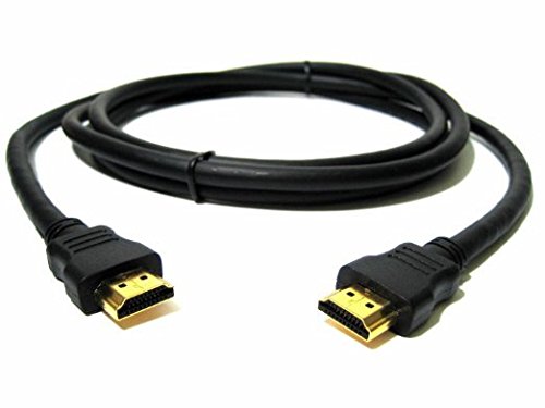 HDMI to HDMI Gold Plated Connectors 1.8m (1.8M, BLACK)