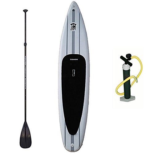Tower Xplorer 14' Inflatable SUP (8 Thick) with Pump and 3-pc Adjustable Paddle