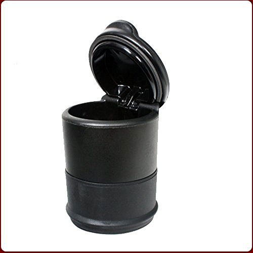 niceEshop(TM) Portable tubular smokeless Car Cigarette Ash Ashtray with cap/cover +Free niceEshop Cable Tie