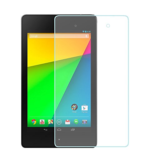 Google Nexus 7 2nd generation tempered glass screen protector, Tranesca Anti scratch HD clear tempered glass Screen Protector for Google Nexus 7 2nd generation tablet 2013 edition