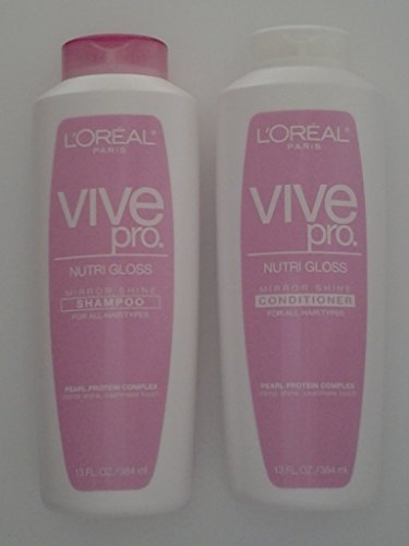 L'Oreal Paris Vive Pro Nutri Gloss Shampoo and Conditioner Bundle