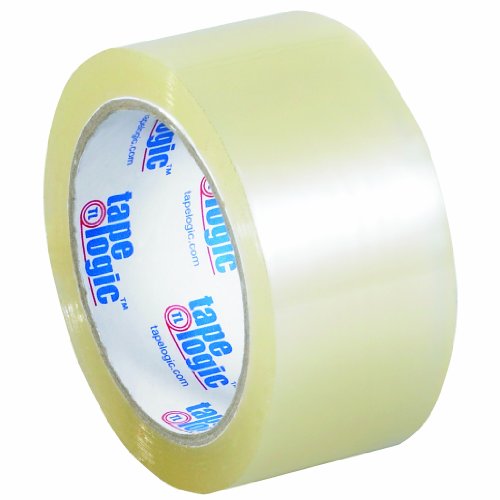 Tape Logic T901350 Acrylic Tape, 3.5 mil Thick, 55 yds Length x 2 Width, Clear (Case of 36)