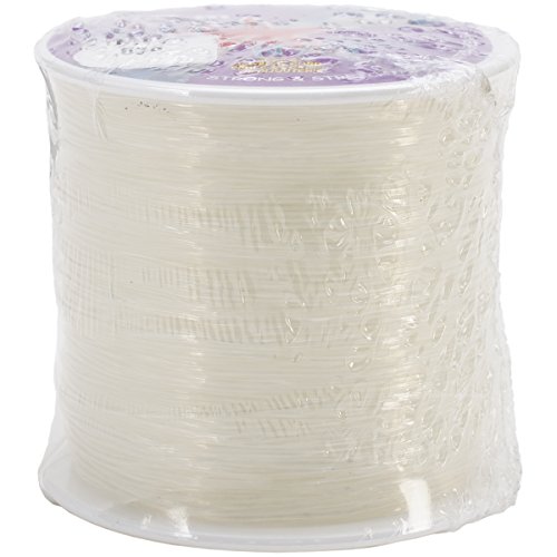 Pepperell Stretch Magic 1mm Bead and Jewelry Cord, 100m, Clear