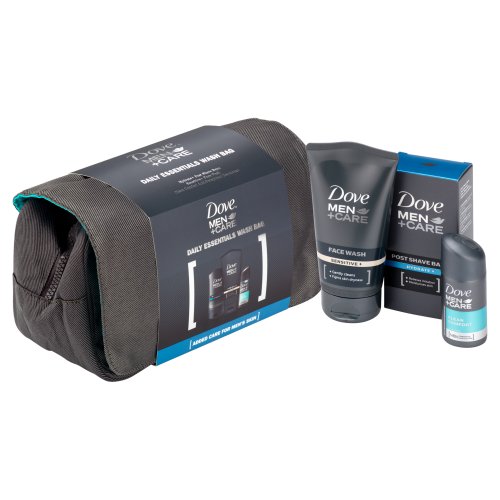 Dove Men + Care Daily Essentials Wash Bag Gift Set