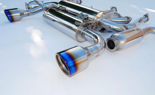Invidia HS03IG3GID Gemini Cat-Back Exhaust System with Titanium Rolled Tip for Nissan G35 Coupe