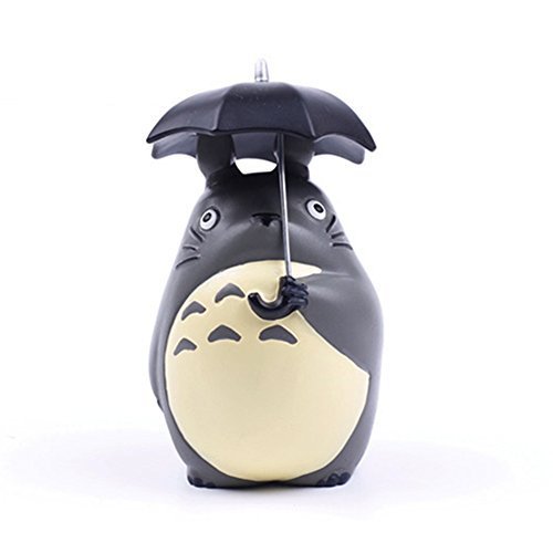 Dutub® Cute Studio Ghibli 10cm 4 Figure Statue For My Neighbor Totoro with Umbrella
