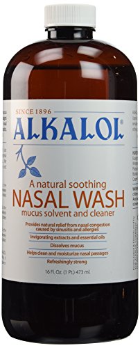 Alkalol a Natural Soothing Nasal Wash 16 Oz (Pack of 3)