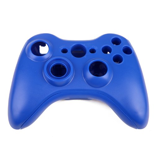 HDE Xbox 360 Wireless Controller Shell Buttons Thumbsticks Replacement Case Custom Cover Kit - Blue