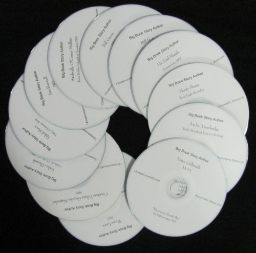 Alcoholics Anonymous Recordings of early AA members who had Stories in the 1st & 2nd editions of the Big Book set of 12 Cd's