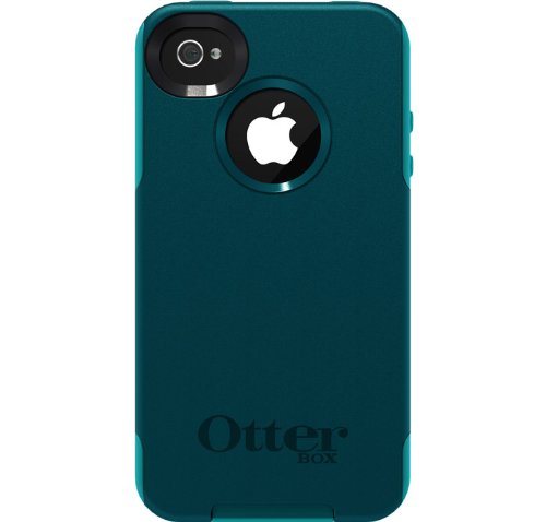 OtterBox Commuter Series Case for iPhone 4/4S  - Retail Packaging - Teal/Blue