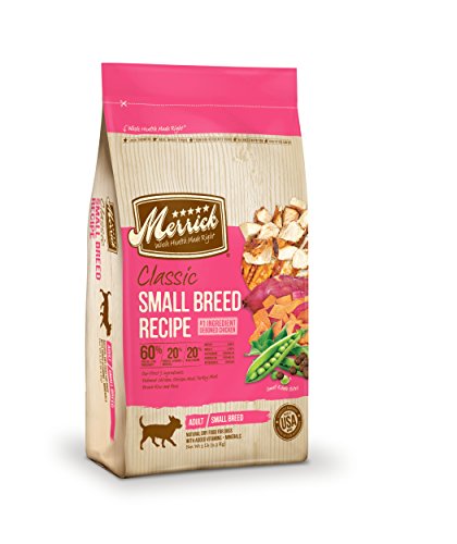 Merrick Classic Small Breed Real Chicken, Brown Rice and Green Pea Dry Dog Food, 5-Pound
