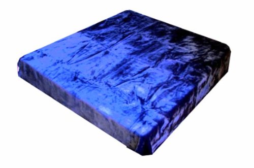 Solaron Korean Mink Baby Size Blanket - Solid Navy Blue